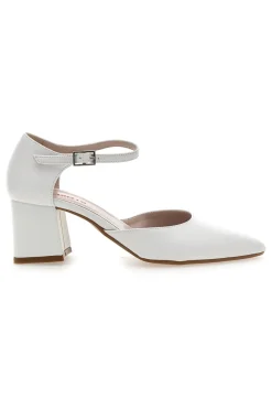 PITTARELLO ROMANTIC e Pumps mit Fesselriemchen 81 WEIß Best
