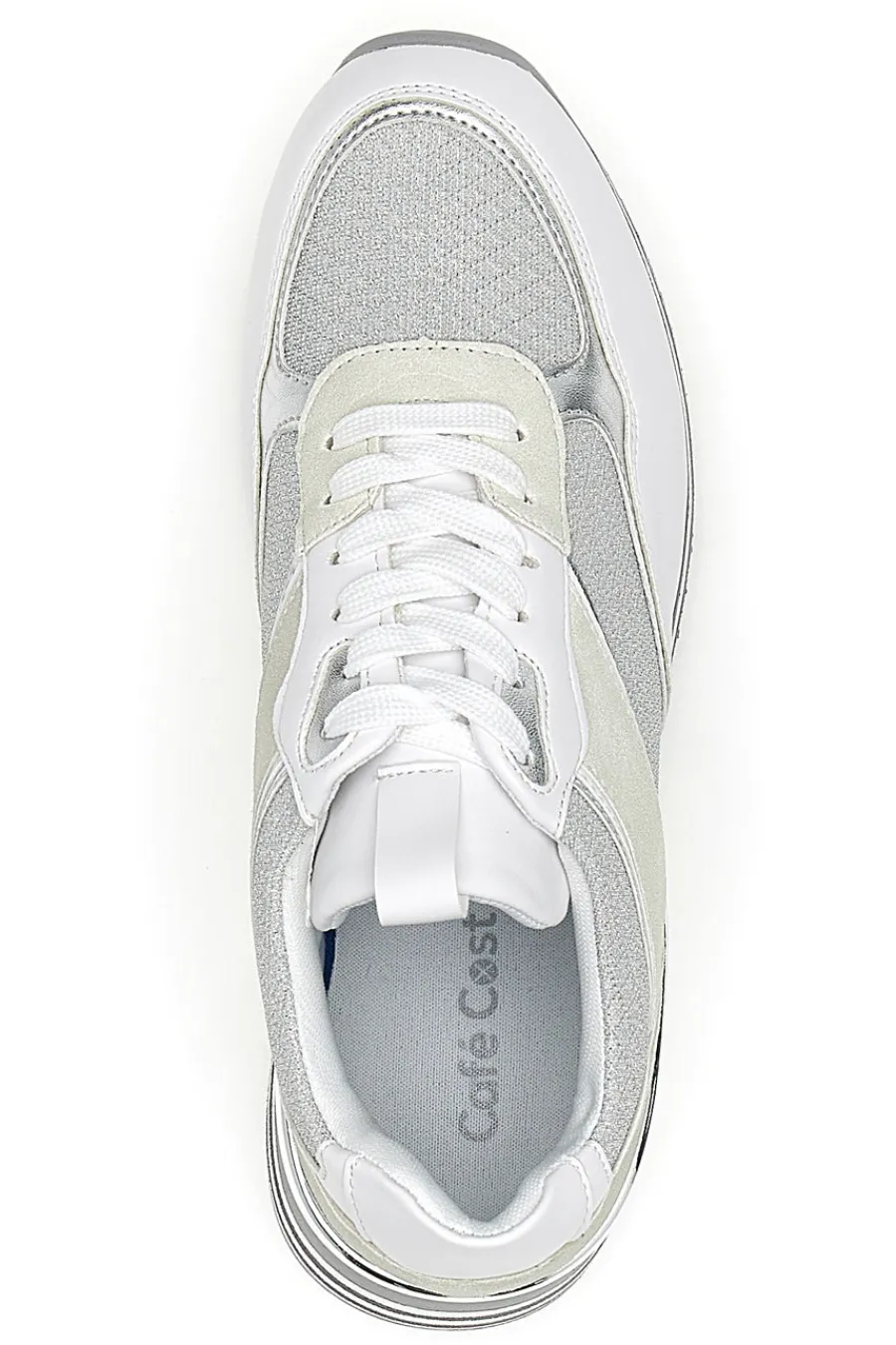 CAFÈ COST e Schnürschuhe mit Plateau und Obermaterial mit Glitzer CAFE‘ COST H1506049