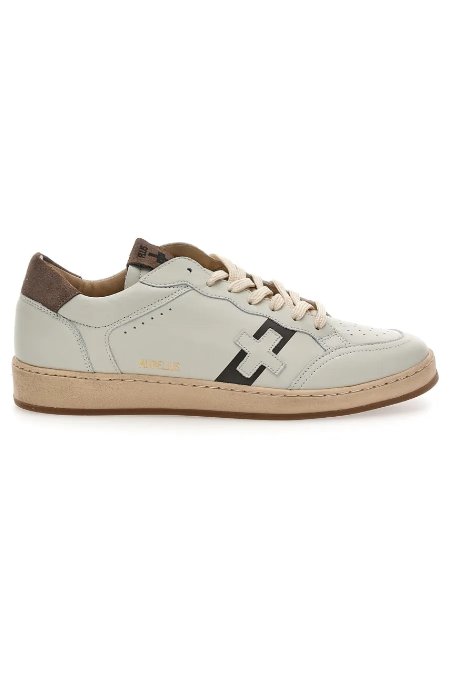 Uomo PITTARELLO PLUS Weißes Leder Herren Turnschuhe S3