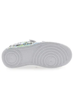 PITT KIDS Weiße Sneakers mit Klettverschluss und perforiertem Obermaterial K191562