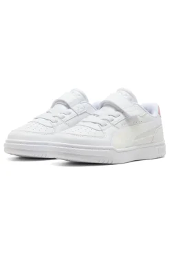 PUMA Weiße Turnschuhe mit Riemen und Schnürsenkeln Caven III Holo 2.0 AC+ PS