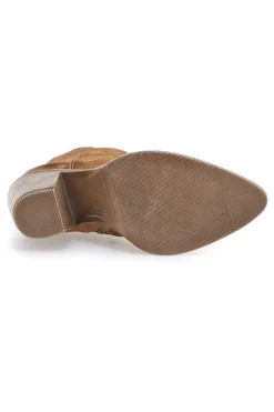 PITTARELLO LOVE Wüstenstiefel aus echtem Leder mit Absatz 63260 MARRONE Clearance