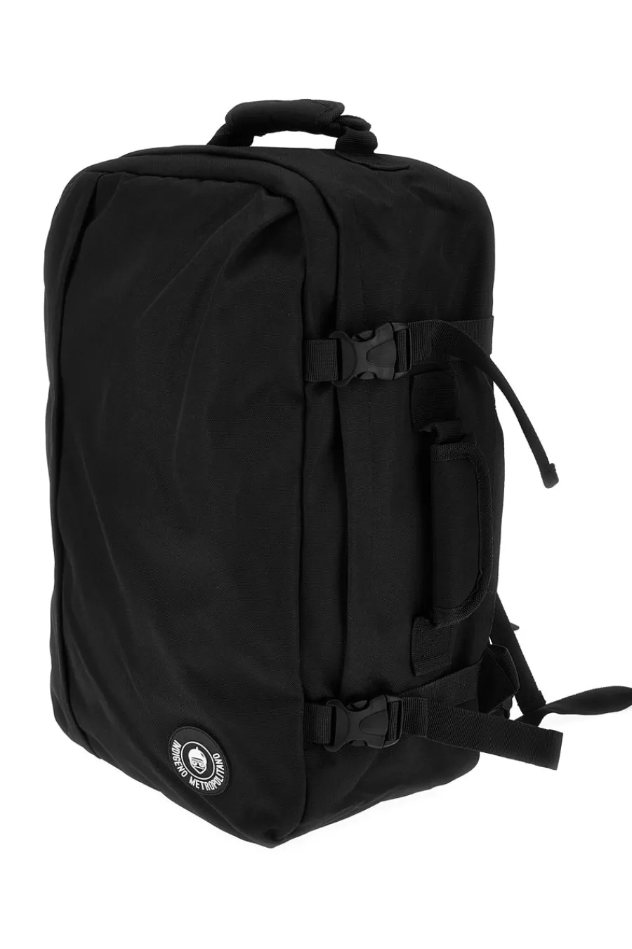 INDIGENO METROPOLITANO Zaino nero con manico e design essenziale XPITTBAC003-A