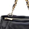 Donna LAURA BIAGIOTTI Zaino nero trapuntato con catena LB25W-261-3
