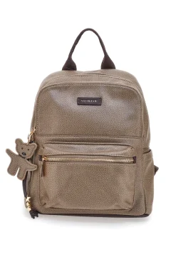 Donna NAJ OLEARI Zaino taupe con charm orsetto e spallacci regolabili Naj-Oleari 61801/BOBA13