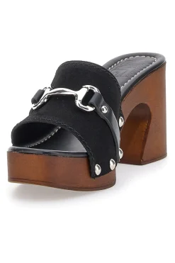 PITTARELLO LOVE Zoccoli Neri Con Tacco 9 cm 15495 SCHWARZ Online